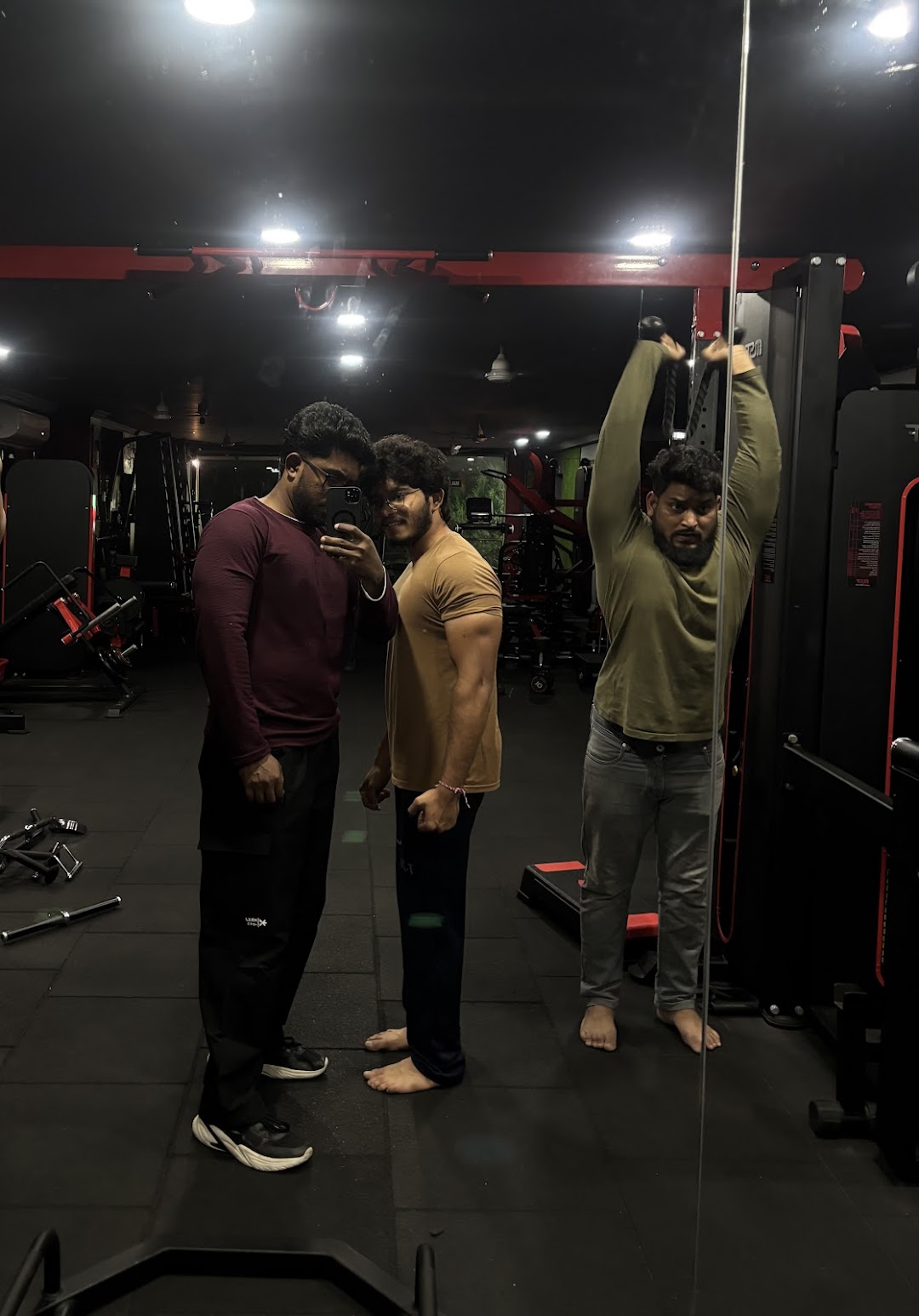 Professional training equipment.